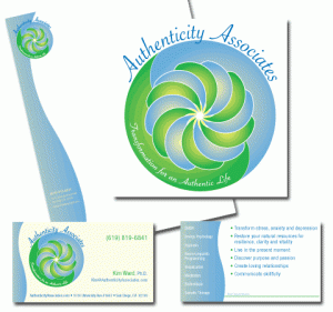Authenticity Associates logo and collateral