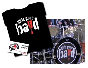 Logo and Identity Design for Girls Gone Band