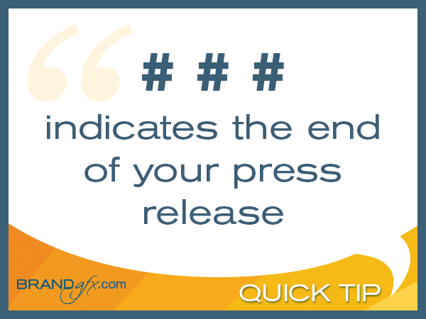 ### indicates the end of press release