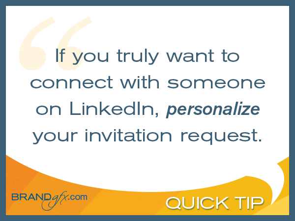 Personalize Your LinkedIn Invitation Request