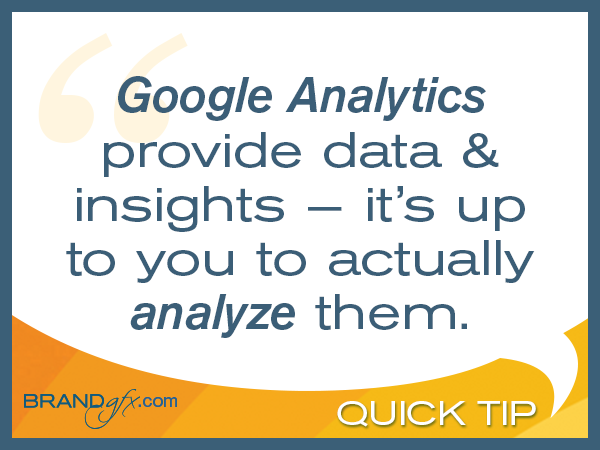 Analyze your Google Analytics